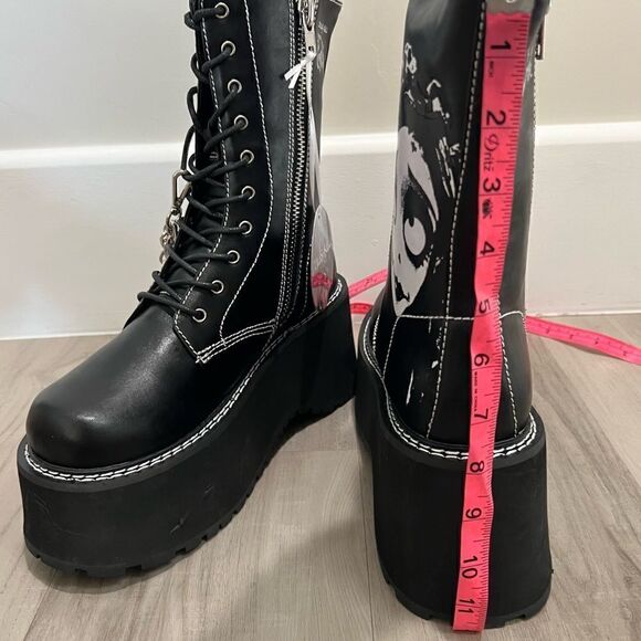 Disney Corpse Bride boots x Dolls Kill sz 10 - Picture 12 of 12